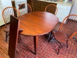 Fine Vintage Cherry Table, 4 Chairs PLUS leaf - Tom Seely Furniture