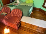 2 single beds, Lane Cedar chest, two matching chairs