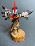 Vintage Native American Kachina Doll Statue - Signed