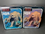 2 Rare Large Kenner Return of the Jedi Rancor Monster Toys New in Box