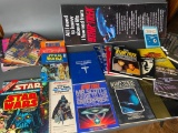 Large lot of vintage Star Trek Books, Fan items, poster
