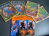 Adult Sci Fi Fantasy Coloring Books Lot - Some colored