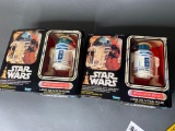 2 Vintage Kenner Star Wars R2D2 Large Sized Toys New in Box