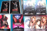 Group Lot of 8 Original 80s Movie Posters Star Trek, James Bond, Beauty & The Beast