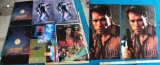 Group Lot of 8 Original 80s Movie Posters Total Recall, Robocop & More