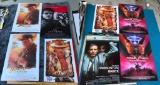 Group Lot of 8 Original 80s Movie Posters Lost Boys, Indiana Jones, Star Trek