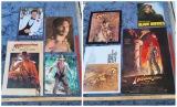 Group Lot of 8 Original 80s Movie Posters Indiana Jones, Blade Runner