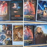 Group Lot of 8 Original 80s Movie Posters Star Wars, Indiana Jones, Blade Runner