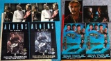 Group Lot of 8 Original 80s Movie Posters Aliens, Star Trek