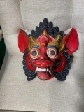 Vintage Carved Wood Tribal Mask