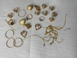 Large lot 10k gold 44 grams Scrap, Wearable Jewelry