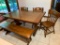 Dining Room Table with Bench & 3 Chairs