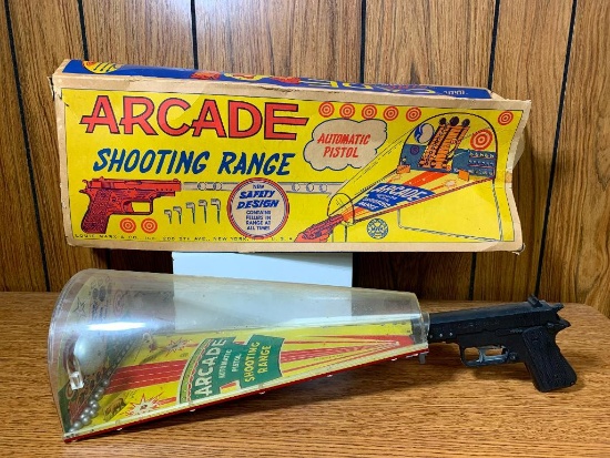 Vintage Marx Arcade Shooting Range Toy