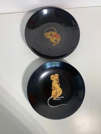 2 Couroc Plates