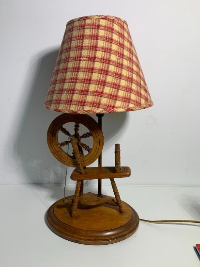 Spinning Wheel Lamp