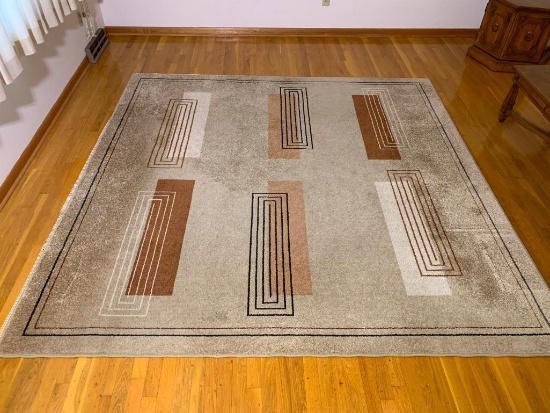 Area Rug "Camden Pearl" 96 inches x 96 inches