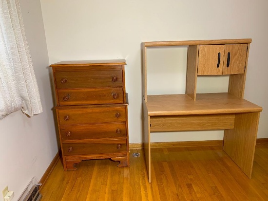 Chest of Drawers & Computer Desk
