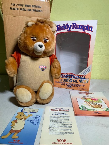 PROMOTIONAL USE ONLY! Teddy Ruxpin.  See Photos