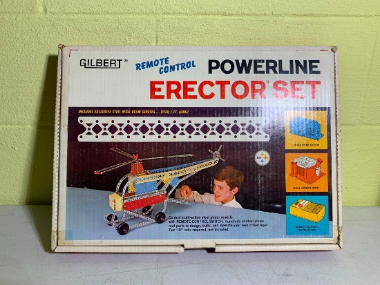 1969 Gilbert Remote Control Powerline Erector Set