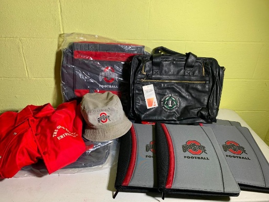 Great Group of OSU Satchel Bags, Muirfield Village Golf Club Computer Bag & Portfolio