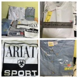 Group of New Shirts - Ariat, Jack Nicklaus, Corona, Schottenstein Center, Quest & More