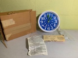 Great MCM New Sunbeam Wall Clock with Original Box