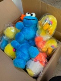 Group of Promotional LUVs Sesame Street Plushes & More