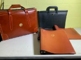 Procter & Gamble Items - 2 Leather Briefcases & Portfolios