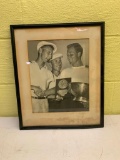 Don Johnson, Robert Kepler & Tom Nieporte 1951 NCAA Final Framed Picture