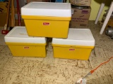 3 Vintage Coleman Cooler