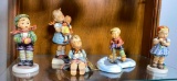Group lot of 5 Vintage Hummel Figurines