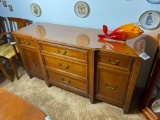 Vintage Wooden Buffet Cabinet