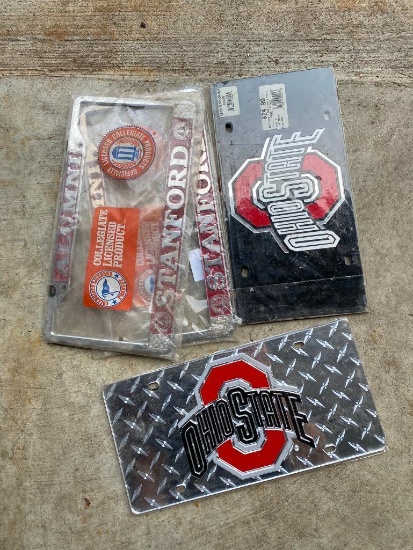 Stanford License Plate Covers Plus Ohio State University