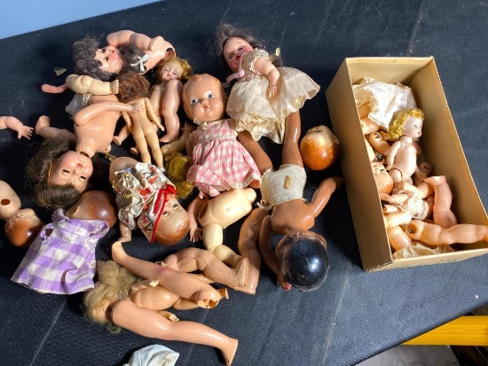 Large Lot of Vintage Dolls