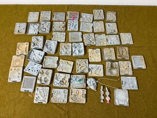 Large Lot of 1966 Dated Mattel Toy Molds