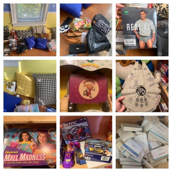 Vintage Star Wars Toy, Cabbage Patch Cassette Player, Children's Book, Decorative Pillows, Plus