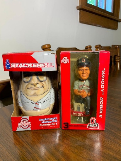 OSU Stacker Doll & Woody Bobble Head