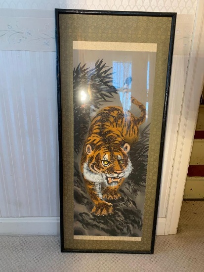 Asian Tiger Framed Art