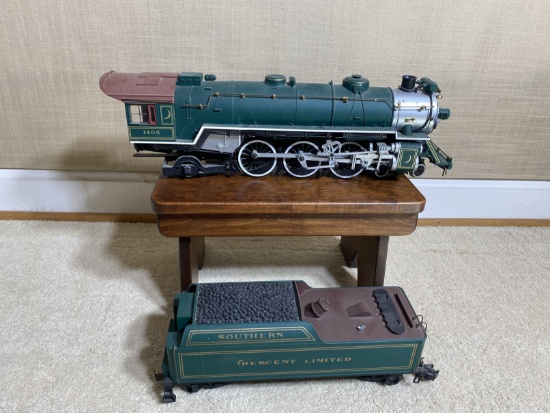 Vintage G Scale Locomotive Model Train & Tender