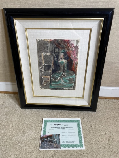 Vintage Picasso Print in Frame