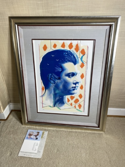 Vintage Signed Tony Curtis Serigraph "Gypsy Prince"