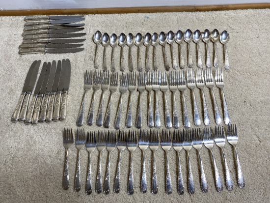 Large Group Lot of Kirk Sterling Silver Flatware - 2056 grams