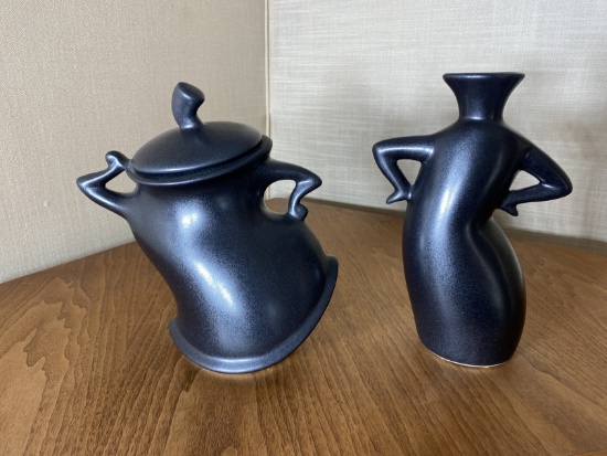 2 Pieces Nicer Michael Lambert Ceramic Art Pottery