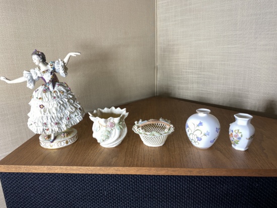 Belleek, Spode, Aynesley, Royal Vienna Style Porcelain Lot