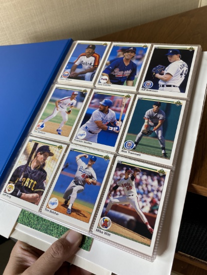 Binder of Vintage Baseball Cards + Canseco, McGwire