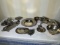Group of Silver Plated Items & 1 Broke Weighted Sterling Silver Dish.  See Photos.