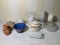 Great Group of Glassware & Pottery - McCoy Butter Dish, Vase, Harker Tea Pot & More.  See Photos