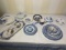 Group of Blue & White China - Royal Albert, Woods Ware, Noritake,  Colonial Pottery & More