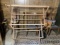 Drying Rack, Antique Chairs, Stool, Floor Lamp, Green Side Stand & More
