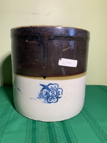 3 Gallon Stoneware Crock